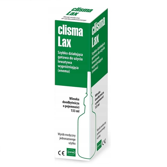 Clisma Lax lewatywa wypróżniająca jednorazowa, 133 ml