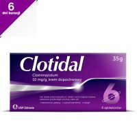 Clotidal krem dopochwowy 35 g + 6 aplikatorów
