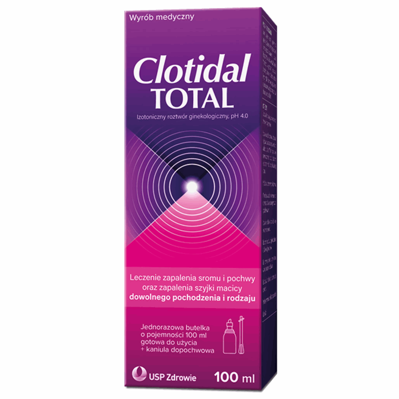 Clotidal Total roztwór ginekologiczny, 100 ml