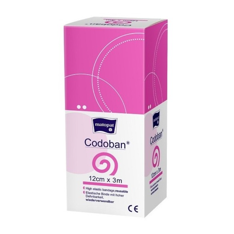 Codoban Bandaż elastyczny uciskowy 12 cm x 3 m, 1 szt.