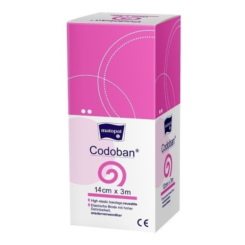 Codoban Bandaż elastyczny uciskowy 14 cm x 3 m, 1 szt.