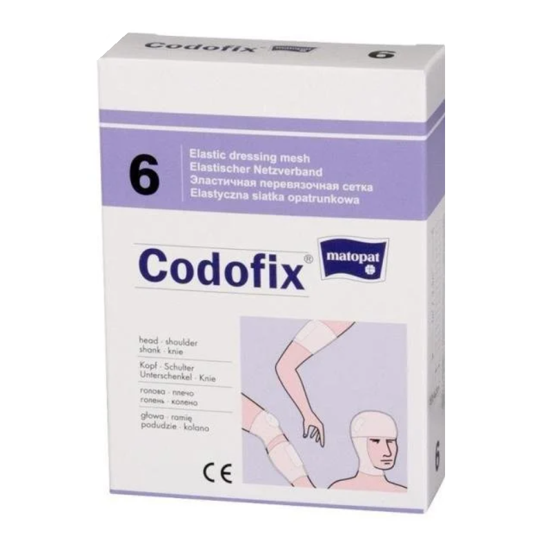 Codofix 6 Elastyczna siatka opatrunkowa 5-6,5 cm x 1 m, 1 szt.