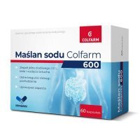 Colfarm Maślan sodu 600 mg kapsułki, 60 szt.