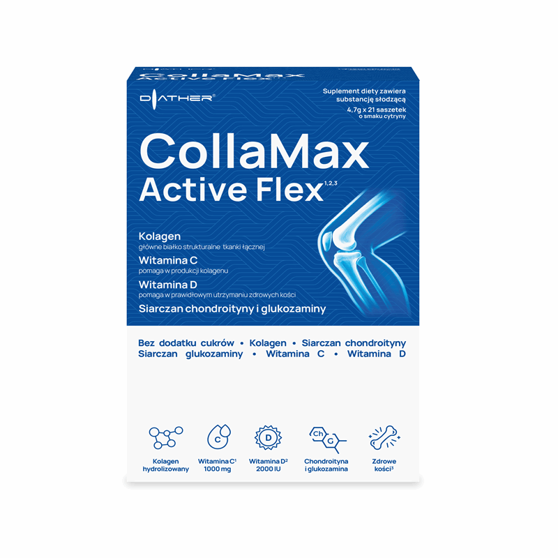 CollaMax Active Flex saszetki smak cytrynowy, 21 szt.