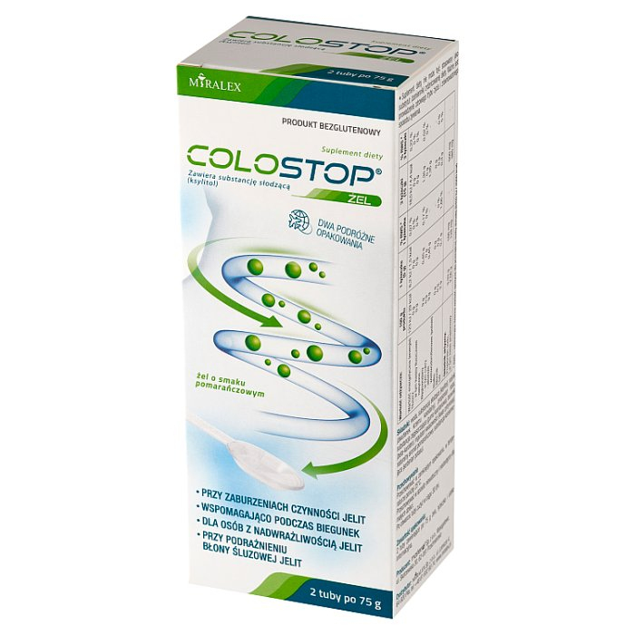 Colostop żel (smak pomarańczowy) 2 x 75 ml