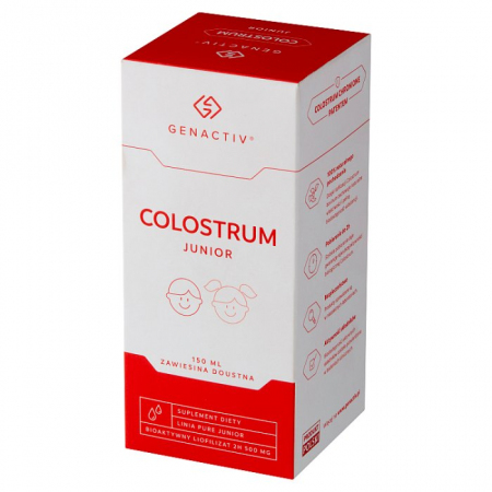 COLOSTRUM JUNIOR GENACTIV zawiesina doustna 150 ml