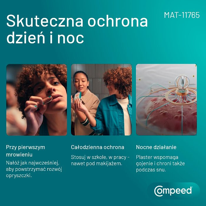 COMPEED Dyskretny Plaster na opryszczkę 15 szt.