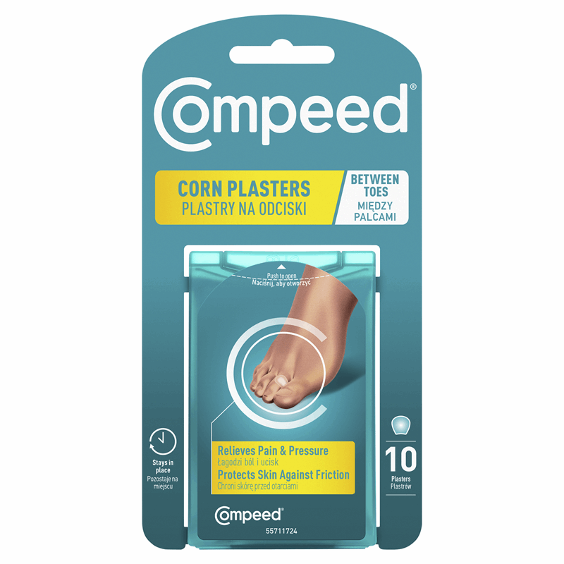 Compeed Plastry na odciski między palcami, 10 szt.