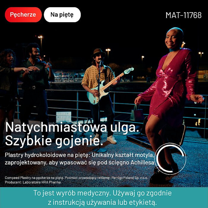 COMPEED Plastry na pęcherze na piętę średnie 5 szt.