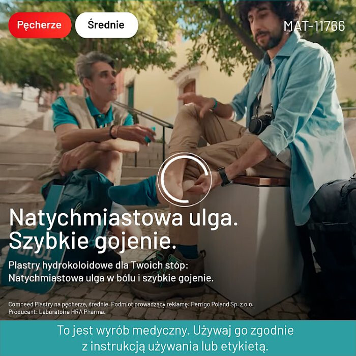 Compeed Plastry na pęcherze średnie, 10 szt.