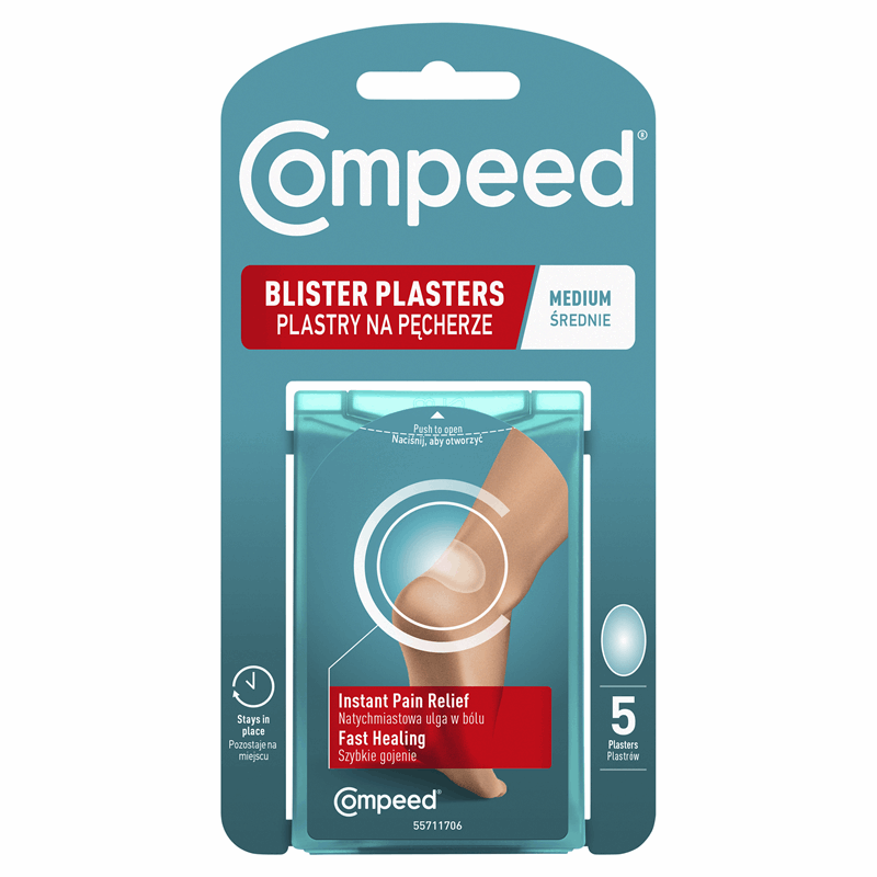 Compeed Plastry na pęcherze średnie, 5 szt.