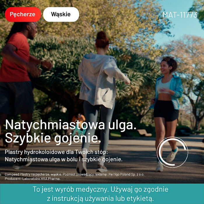 COMPEED Plastry na pęcherze wąskie 6 szt.