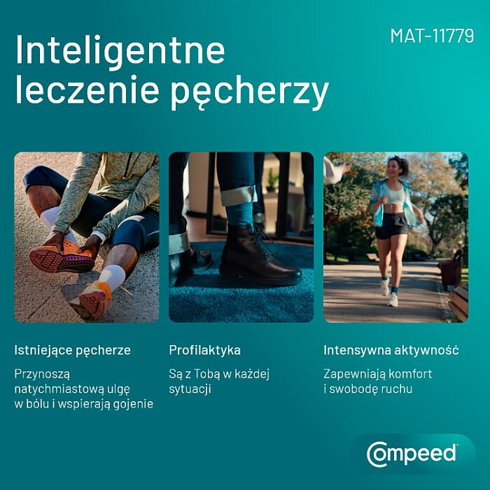 COMPEED Plastry sportowe na pęcherze na podeszwę 5 szt.