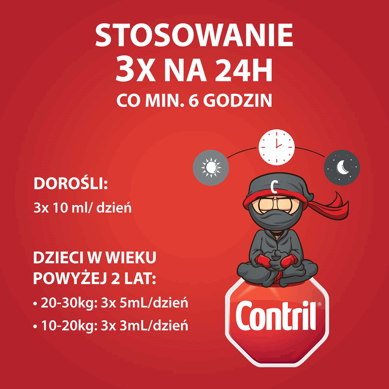 Contril syrop 60 mg/10 ml 120 ml