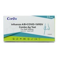 CorDx Influenza A+B COVID-19 RSV Combo Ag test na grypę, 1 szt.