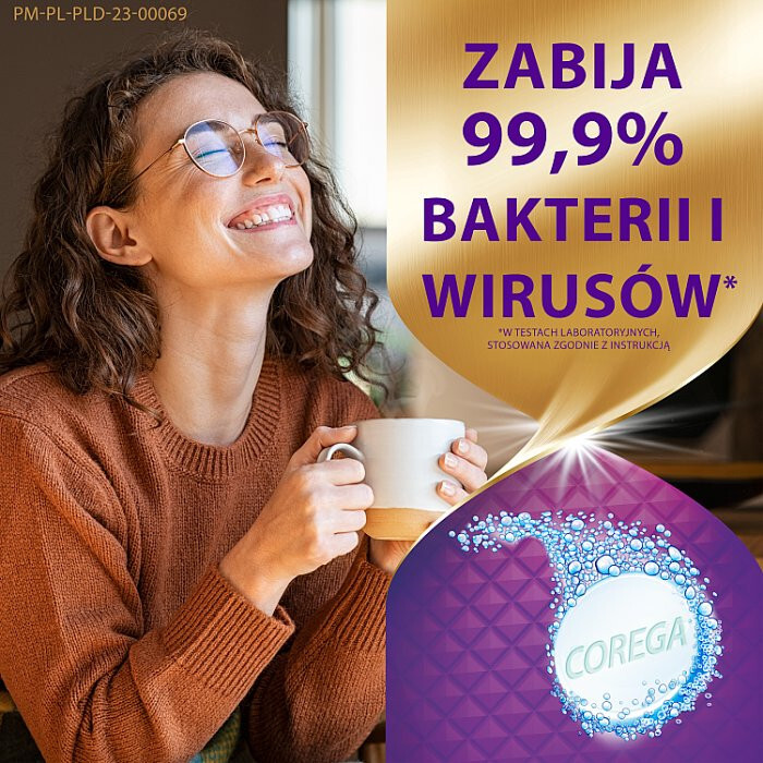 Corega Max Czyszczenie tabletki do czyszczenia protez zębowych, 30 szt.