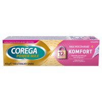 Corega Power Max Mocowanie + Komfort krem do protez (neutralny) 40 g
