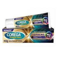 Corega Power Max Supreme All in one krem mocujący do protez, 40 g