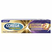 Corega Power Max Supreme Szczelna Formuła krem do protez, 40 g