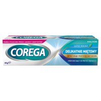 Corega Super Mocny Delikatnie miętowy krem do protez 40 g
