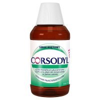 Corsodyl 0,2% (smak miętowy) płyn do płukania jamy ustnej 300 ml