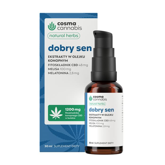 Cosma Cannabis Dobry Sen Natural Herbs olejek, 30 ml