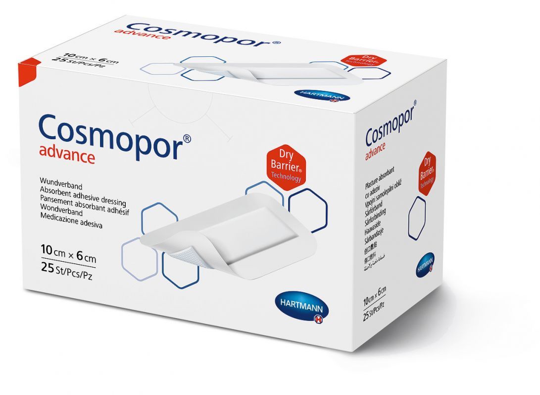 COSMOPOR ADVANCE Opatrunek 10cm x 6cm 25 szt.