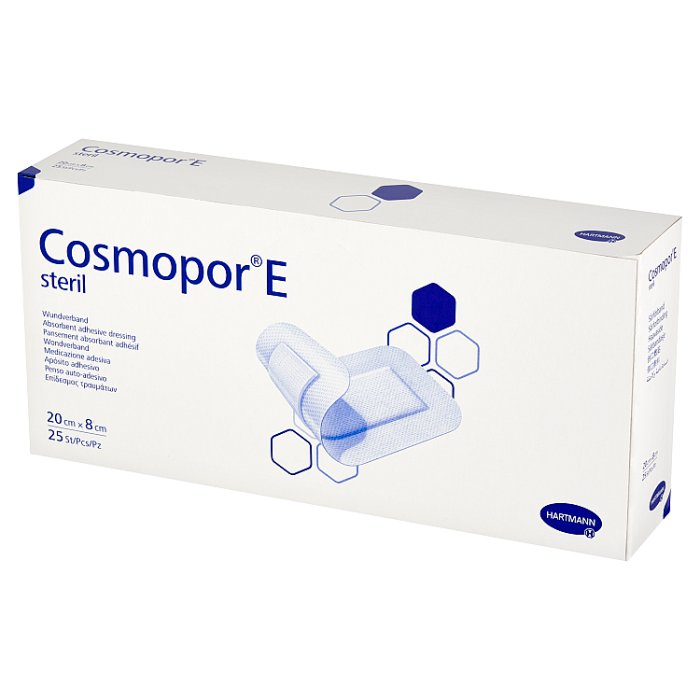COSMOPOR E Opatrunek jałowy 20 cm x 8 cm 25 szt.