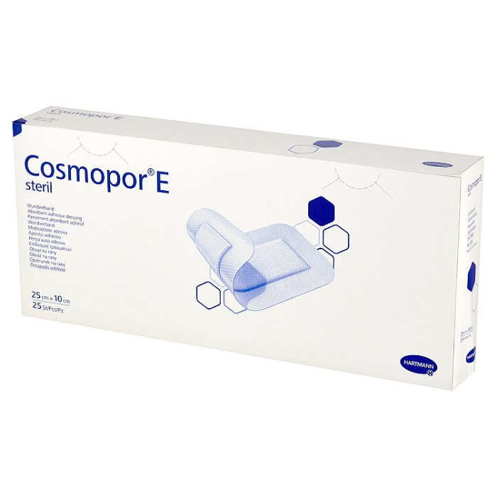 COSMOPOR E Opatrunek jałowy 25cm x 10cm 25 szt.