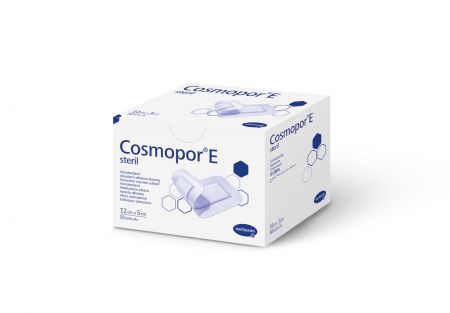 COSMOPOR E Opatrunek jałowy 7,2cm x 5cm 50 szt.