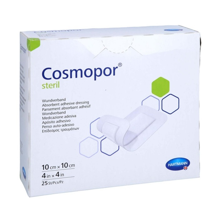 Cosmopor Steril opatrunek jałowy samoprzylepny 10 cm x 10 cm, 25 szt.
