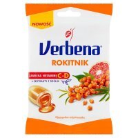 Verbena Rokitnik+Vit.C+D cukierki, 60 g