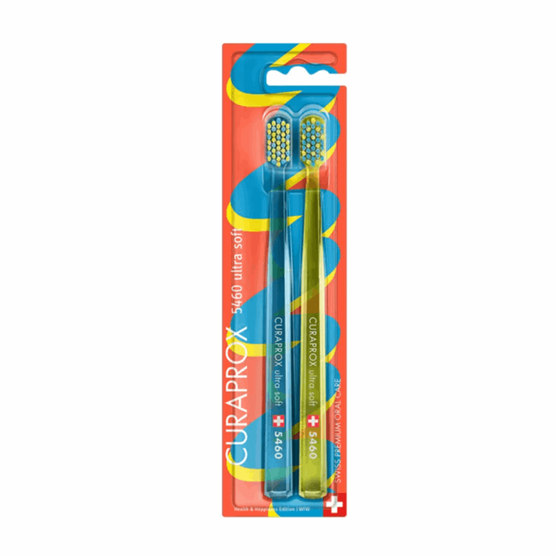 Curaprox CS 5460 Edycja Health & Happiness Szczoteczka do zębów ultra miękka, 2 szt.
