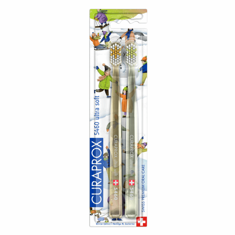 Curaprox CS 5460 Edycja Zimowa Szczoteczka do zębów ultra miękka, 2 szt.