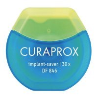 Curaprox DF 846 nić dentystyczna do implantów 30 odcinków, 1 szt.