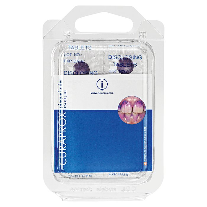 CURAPROX PCA 223 Tabletki do wybarwiania osadu nazębnego 12 sztuk