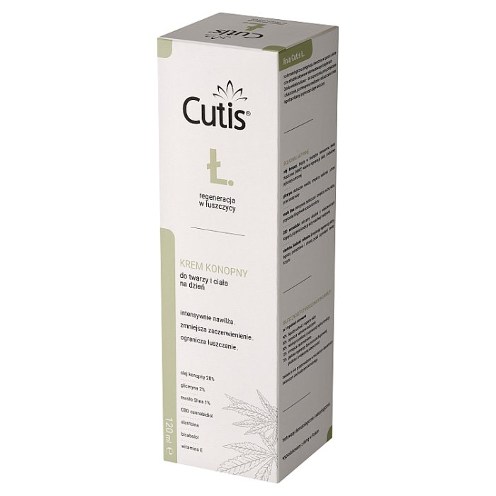 Cutis Ł Krem konopny 20% + CBD kannabidiol 120 ml