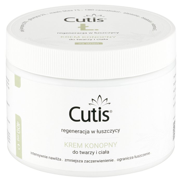 Cutis Ł Krem Konopny 20% + CBD kannabidiol 400 ml