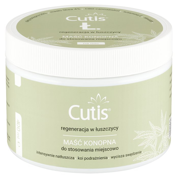 Cutis Ł Maść Konopna 20% + CBD kannabidiol 400 ml