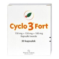 Cyclo 3 Fort 150 mg + 150 mg + 100 mg kapsułki twarde, 30 szt.