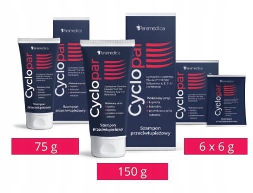 CYCLOPAR Szampon przeciwłupieżowy 150 g