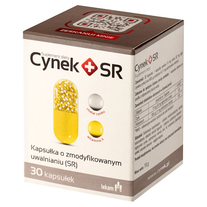 Cynek SR+ kapsułki, 30 szt.