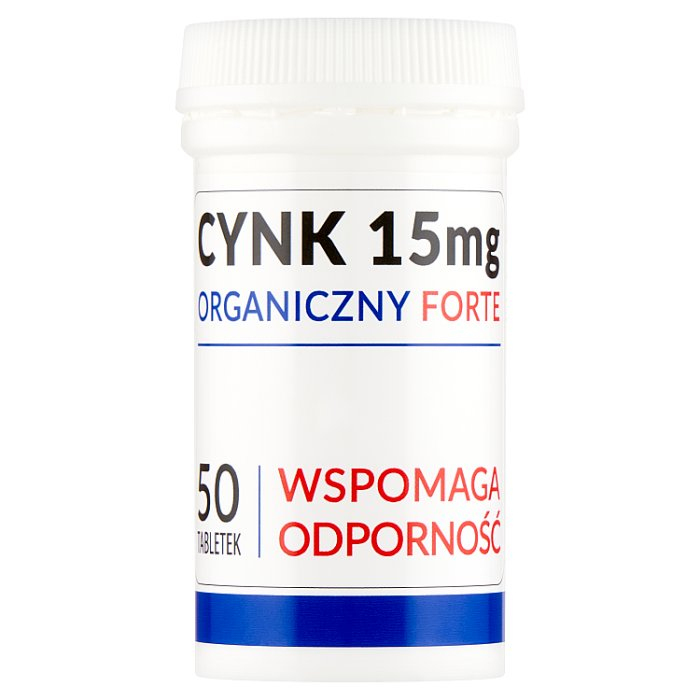 Cynk Organiczny Forte 15 mg tabletki, 50 szt.