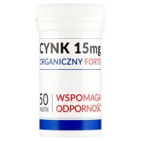 Cynk Organiczny Forte 15 mg tabletki, 50 szt.