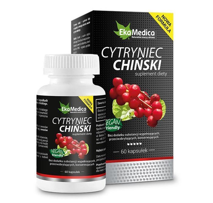 Cytryniec chiński 60 kapsułek