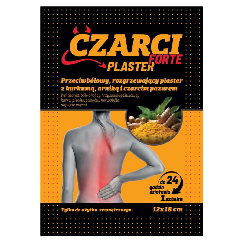 Czarci Plaster Forte rozgrzewający, 1 szt.