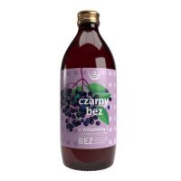 Czarny Bez sok z naturalną witaminą C wspomagający układ trawienny, 500 ml