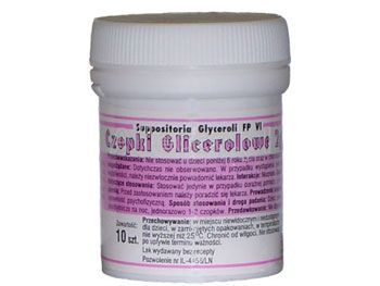 Czopki glicerynowe /dorośli/ 2 g 10 czop.