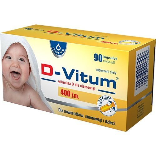 D-Vitum 400 j.m. kapsułki twist-off, 90 szt.