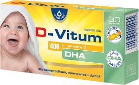 D-Vitum 400 j.m D + DHA 30 kapsułek twist-off